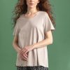 Frau Gudrun Sjödén Pullover & Shirts | T-Shirt Oriana Aus Bio-Baumwolle/Modal