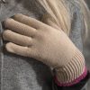 Frau Gudrun Sjödén | Fingerhandschuhe Aus Wolle/Bio-Baumwolle, Mit Touchfunktion