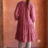 Frau Gudrun Sjödén Kleider | Kleid Damask Aus Bio-Baumwollgewebe