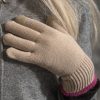 Frau Gudrun Sjödén | Fingerhandschuhe Aus Wolle/Bio-Baumwolle, Mit Touchfunktion