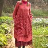 Frau Gudrun Sjödén Kleider | Kleid Autumn Aus Leinengewebe