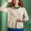 Frau Gudrun Sjödén Strickjacken | Strickjacke Aus Leinen/Recycling-Baumwolle