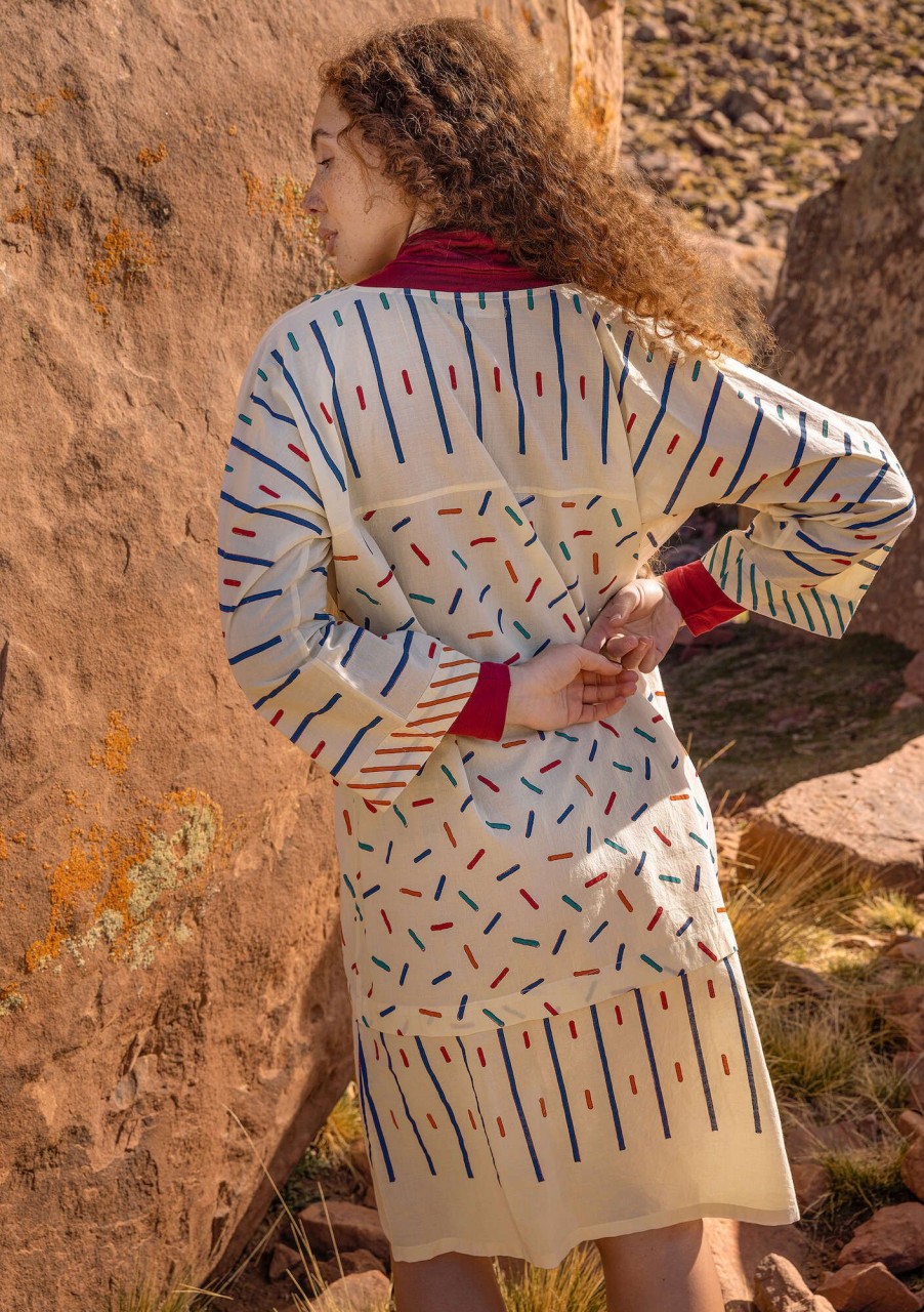 Frau Gudrun Sjödén Kleider | Kleid Sky Aus Bio-Baumwollgewebe