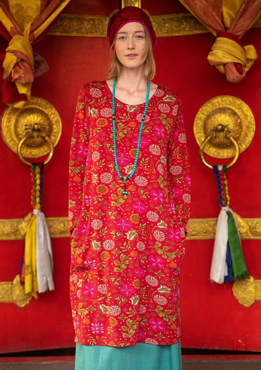 Frau Gudrun Sjödén Kleider | Jerseykleid Mongolia Aus Lyocell/Elasthan