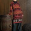 Frau Gudrun Sjödén Kleider | Strickkleid Desert Flower Aus Bio-Baumwolle